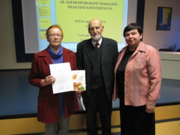 Centro mokslininkai pristatė pranešimą konferencijoje „Apiterapijos aktualijos 2015“