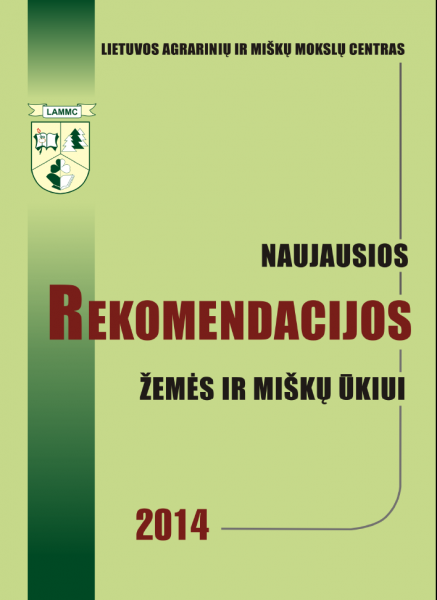 Naujausios rekomendacijos žemės ir miškų ūkiui