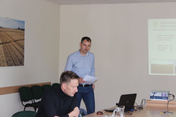 Tarptautinio bendradarbiavimo rezultatas – Šveicarijos mokslininko vizitas