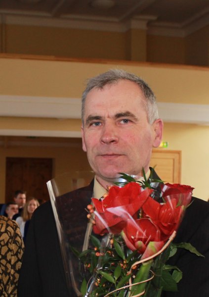 Sveikiname Vilių Tinterį